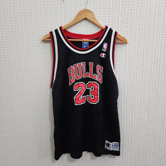 Vintage Champion Michael Jordan Jersey Chicago Bulls Youth Kids XL 18-20 - Picture 3 of 13